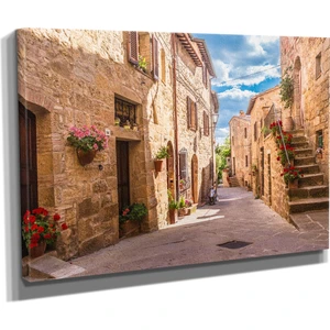 DEKORATIF14 Nostajli Sokak Canvas Tablo