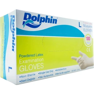 Dolphin Lateks Eldiven Pudralı -100'LÜ