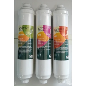 12" Inlıne Jammy Kapalı Kasa 3 Lü Filtre Sediment,blok,gac