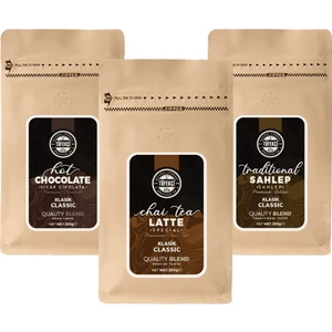 By Tüfekçi Sıcak Çikolata Avantajlı Kış Paketi (Fındık-Çilek-Karamel) 250GR x 3
