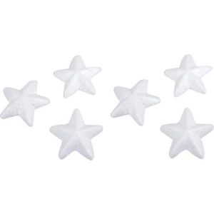 Strafor Köpük Yıldız 7,5cm 6 Parça