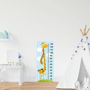 Çocuk Odası Bebek Odası Uzun Zürafa Boy Cetveli Boy Ölçer Sticker