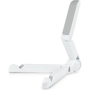 Masaüstü Katlanabilir Telefon Tablet Tutucu Stand - AL2457 Beyaz