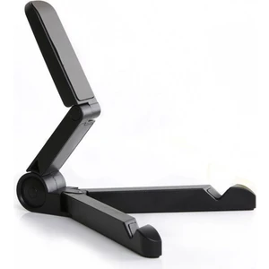 Masaüstü Katlanabilir Telefon Tablet Tutucu Stand - AL2457 Siyah