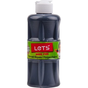 Lets Parmak Boyası 250 ml Siyah L-5609