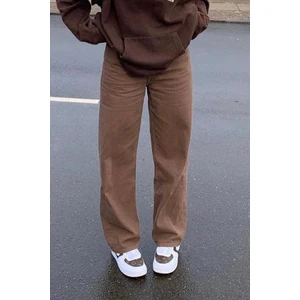 Mad Girls Kahverengi Palazzo Jean MG1247