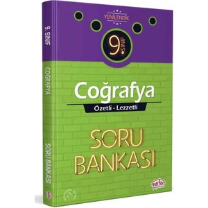 Editör Yayınları 9. Sınıf Coğrafya Özetli Lezzetli Soru Bankası