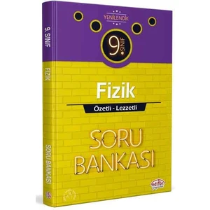 Editör Yayınları 9. Sınıf Fizik Özetli Lezzetli Soru Bankası