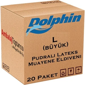 Lateks Eldiven Pudralı - Büyük (L) -2000'LI