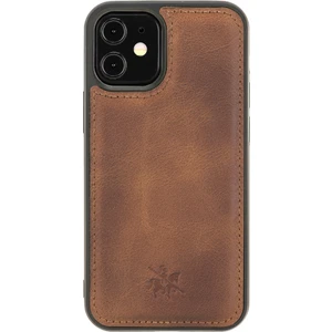 Apple iPhone 12 Mini Lucca Antik Kahverengi Deri Telefon Kılıfı