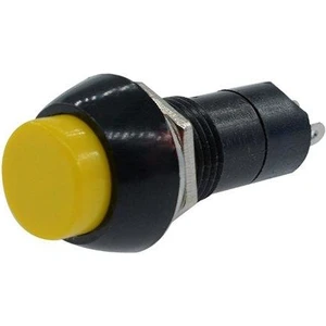 PBS-11B 12MM Yaylı Push Buton - Sarı IC-186