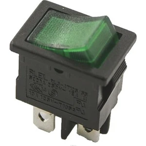 Rl3-4 On-Off Yeşil Işıklı Yazısız Anahtar 4-Pin Kcd1