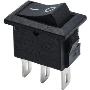 KCD11 3-Pin Mini On-Off Anahtar - Siyah