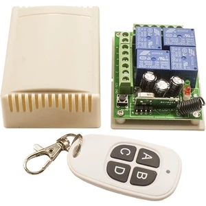 4 Kanal RF Modülü Uzaktan Kumanda ile Elektrikli Ekipman Kontrolü için 12V
