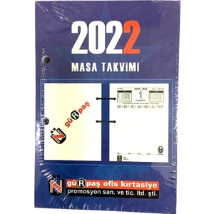 2022 Masa Takvimi 9,5X14 cm