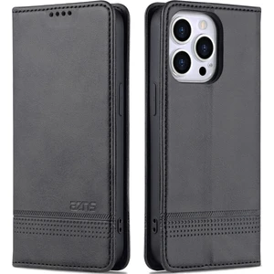 iPhone 13 Pro Max  Flip Cüzdan Manyetik Tpu Standlı Kapaklı Siyah (Yurt Dışından)