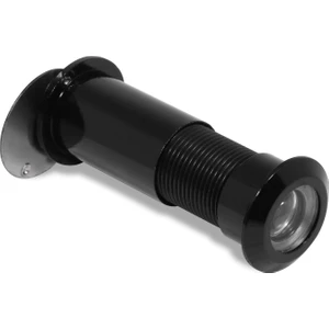 Kapaklı Çelik Kapı Dürbünü Mat Siyah 60-90 mm