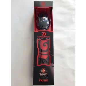Yk Design YK-101 Oyuncu Mause ve Pad Kırmızı