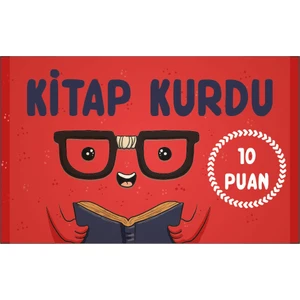 Kitap Kurdu Öğrenci Başarı Kartı 25'li