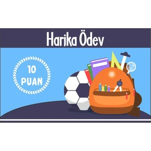 Harika Ödev Öğrenci Başarı Kartı 25'li