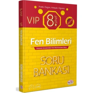 Editör Yayınları 8. Sınıf VIP Fen Bilimleri Soru Bankası