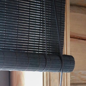 Bambu Stor Perde Antrasit/gri 120 x 180 cm