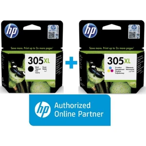 Hp 305XL Siyah ve Renkli 2li Paket - 3YM63AE / 3YM62AE
