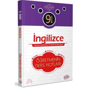 Editör Yayınları 9. Sınıf İngilizce Öğretmenin Ders Notları