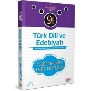 Editör Yayınları 9. Sınıf Türk Dili Edebiyatı Öğretmenin Ders Notları