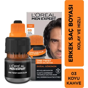 Men Expert One-Twist Erkek Saç Boyası Koyu Kahve 03