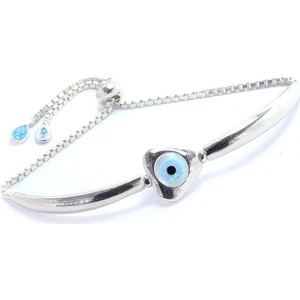 Söğütlü Silver Opal Taşlı Asansörlü Bileklik