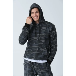 Alexander Gardi Kamuflaj Desenli Kapüşonlu Sweatshirt (E21-72100)