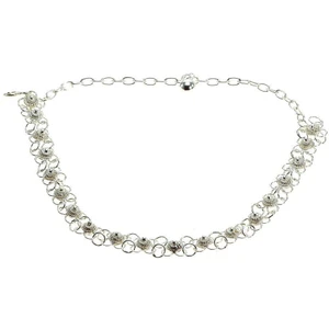 Söğütlü Silver Telkari Tek Sıra Kişniş Bileklik