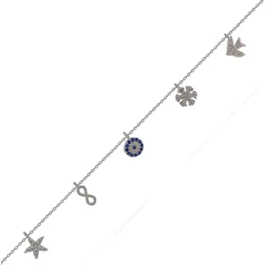 Söğütlü Silver Şans Bilekliği