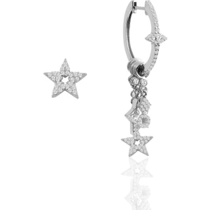 Söğütlü Silver Gümüş  Lotus Modeli Şans Küpesi