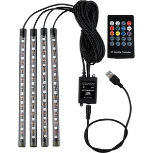 Araba LED Şerit Işığı, 4 Adet 36 LED Dc 12V Çok Renkli (Yurt Dışından)