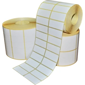 Etiket 30MM x 50MM Kuşe Barkod Etiketi