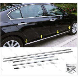 Vw Passat B8 Krom Yan Kapı Çıtası 8 Prç.  2015 Üzeri P.çelik