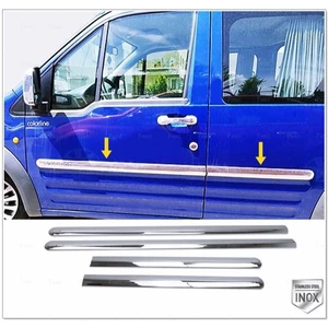 Ford Connect Krom Yan Kapı Çıtası 4 Kapı 2002-2014 (Uzun Şase) P.çelik