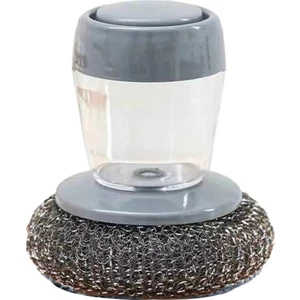 Deterjan Hazneli Bulaşık Yıkama Teli Pratik Banyo Lavabo Temizleme Teli