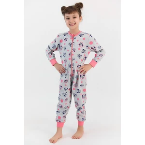 Minnie Mouse Lisanslı Şeker Pembe Kız Çocuk Tulum