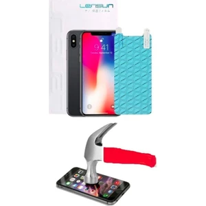 Ideacorp iPhone 13 Ön ve Arka Ekran Koruyucu Kırılmaz Lensun