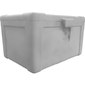 Motosiklet Servis Çantası Nano Beyaz 90 Litre, Kilitli Köşeli, Pe