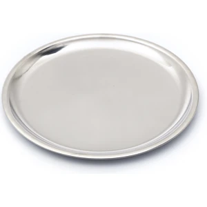 BAYDURSAN PASLANMAZ ÇELİK SERVİS TABAĞI, DÜZ TABAK, PARLAK METAL NO.8