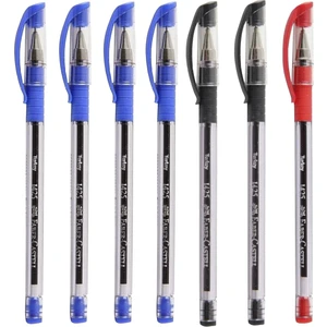 Faber Castell 1425 Mavi-Siyah-Kırmızı Tükenmez Kalem 7\'li Set