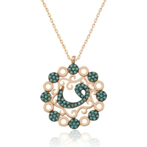 925 Gümüş Vav 925 Ayar Gümüş Kolye