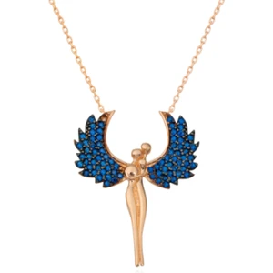 925 Gümüş Melek 925 Ayar Gümüş Kolye