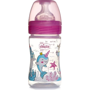 Yeni Wellbeing Biberon Pp Pembe 150 ml Yavaş Akış