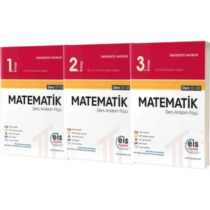 Eis Yayınları YKS Ders Anlatım Föyleri Matematik 1 2 3
