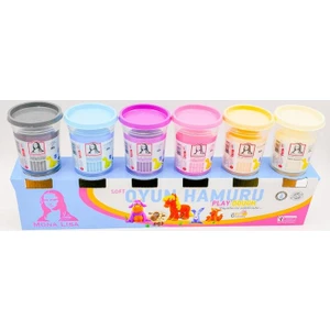 Mona Lisa Oyun Hamuru 6 Renk x 120 gr Pastel Renkler